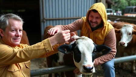 Feeding farm animals