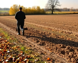 Autumn plowing and preparation