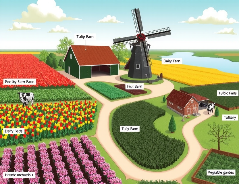 Overview of Dutch Harvest Haven farm layout