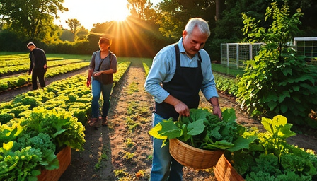 Harvesting crops