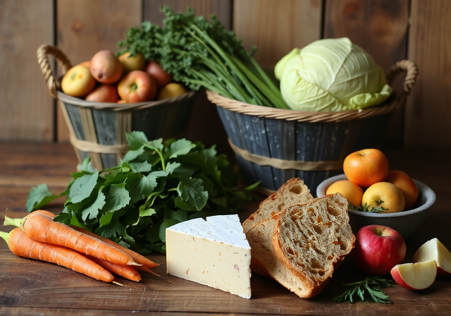 Display of seasonal produce from Dutch Harvest Haven