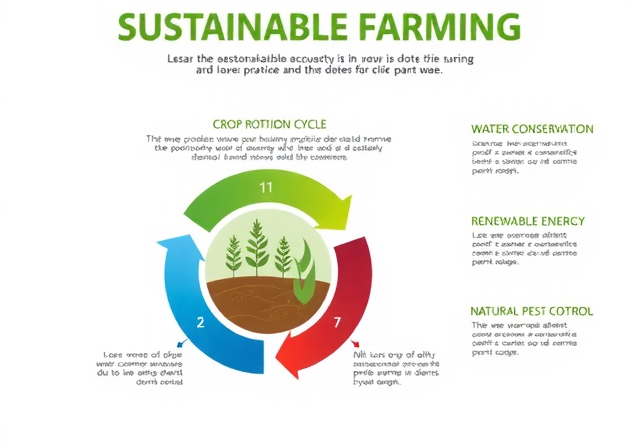 Infographic of sustainable farming practices